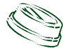 Plastic calicem operculis