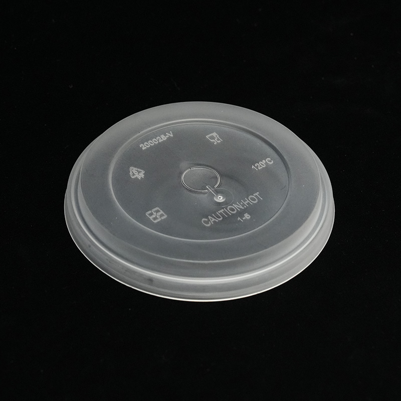 Pet plastic plana calicem lid